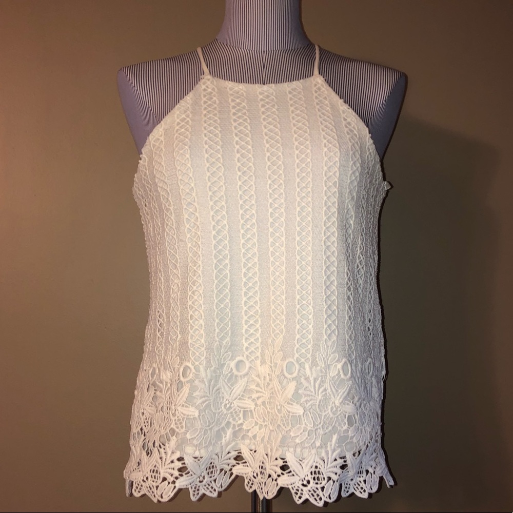 White Monteau Sleeveless Top